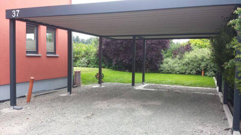 Stahlcarport / Metallcarport Referenz 4-1
